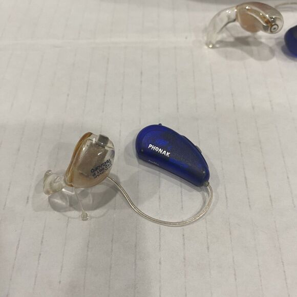 Phonak Audio Hearing Aids Left And Right 212 861 P With Zephyr Cleaning Box - Picture 2 of 13